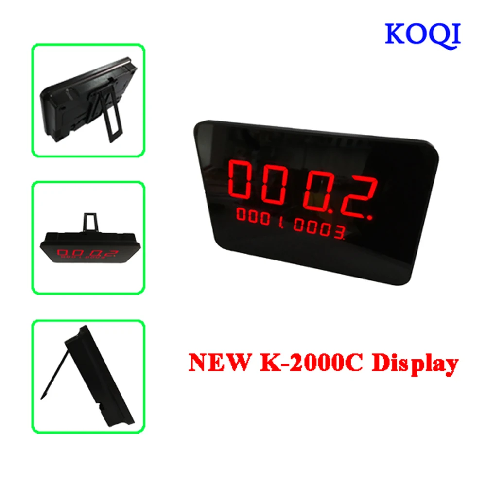 Wireless Pager Restaurant Waiter Calling System 30pcs Call Transmitter Button + 4pcs Watch Receiver 1 Display | Компьютеры и офис