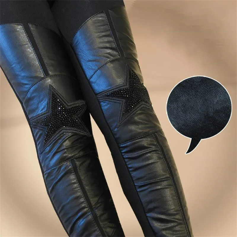 Детские зимние штаны для девочек леггинсы яркие цвета теплые длинные новогодние