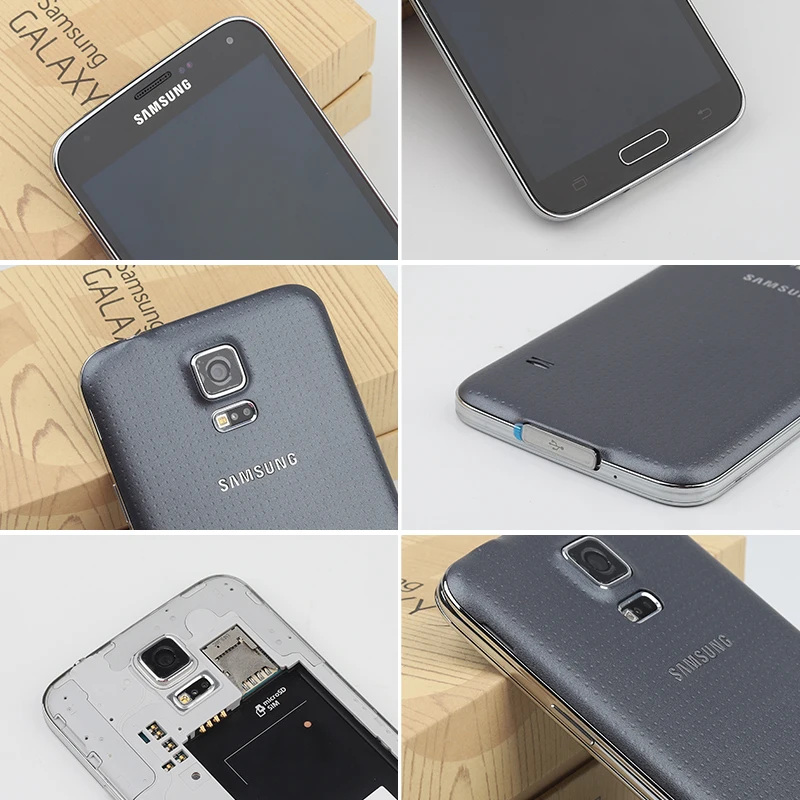 Оригинальный разблокированный смартфон Samsung Galaxy S5 3G и 4G G900F G900V G900A 5 1 дюймов 16MP