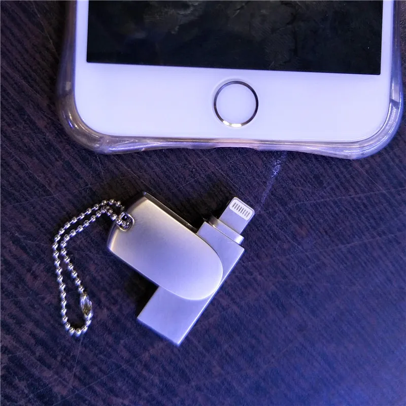 Достаточный i Flash Drive 32 Гб 64 Usb металлический флеш накопитель/Otg флэш накопитель для