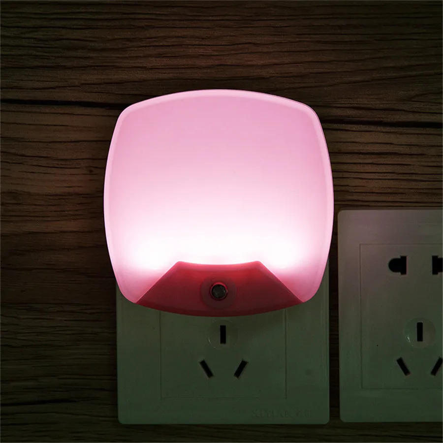 ЕС/США plug in Light sensor Mini led night lamp AC100 240V прикроватный светильник для детей подарок Bedrom