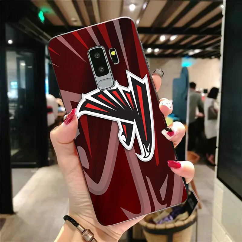 Yinuoda чехол для телефона NFL Atlanta Falcons samsung Galaxy Note4 5 9 A7 A8 (2018) A9 мягкий из ТПУ с узором
