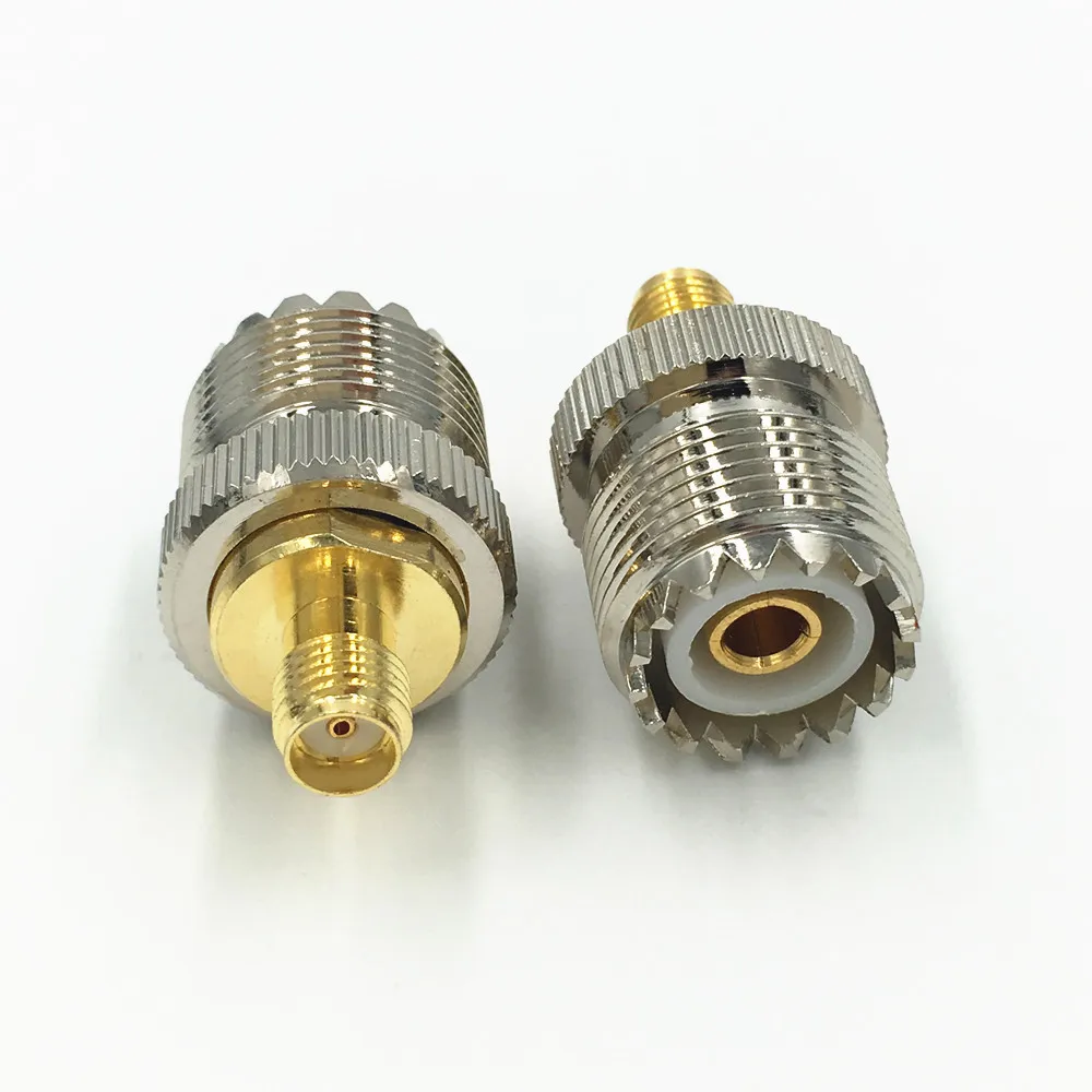 5 шт. латунный SMA Гнездовой разъем для UHF Female SO239 SO 239 Перемычка Штепсель RF