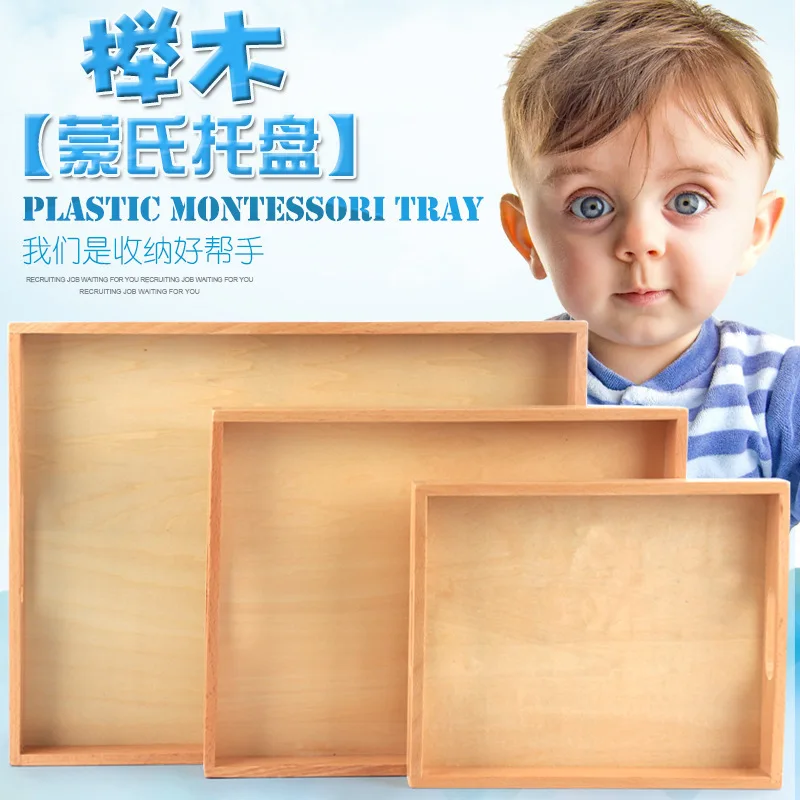 OUY 1PC Wooden Rectangular Block Will In Trumpet Student Kindergarten Alpinia Oxyphylla Beech Tray Montessori Teaching Aid | Игрушки и