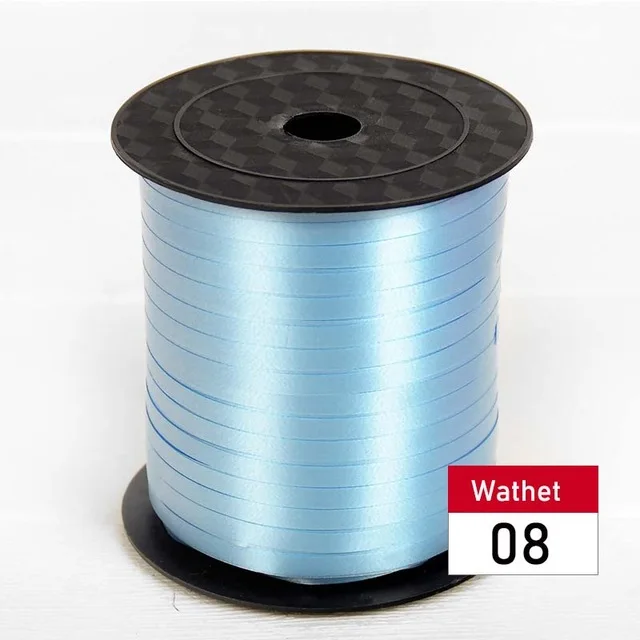 blue 200 м/лот DIY атласные ленты ручной работы поставки Свадебные День рождения Подарочная коробка для украшения упаковочные ленты - Цвет: blue