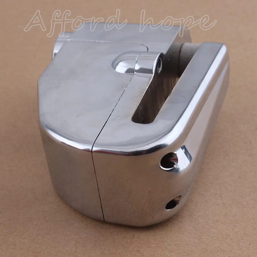 Free Shipping Chrome Motorcycle Bicycle Bike Scooter Wheel Disc Brake Lock Alarm Security Electronic Auto-Arm 100dB 8mm | Автомобили и
