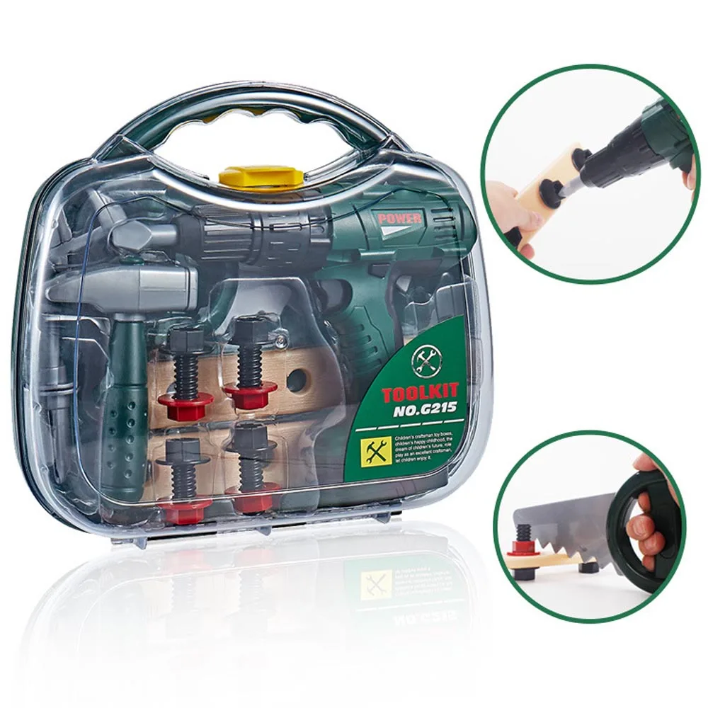 

Children Simulation Repair Tool Set Plastic Pretend Play Toys Early Learning Education toys Creative Toy For Boys Birthday Gift
