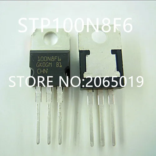 20 шт. STP100N8F6 P100N8F6 100N8F6 1OON8F6 TO-220 | Электроника