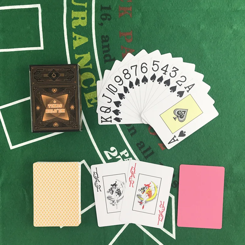 Easytoday 1 шт./компл. Новые Классические покерные игральные карты backt Texas Holdem