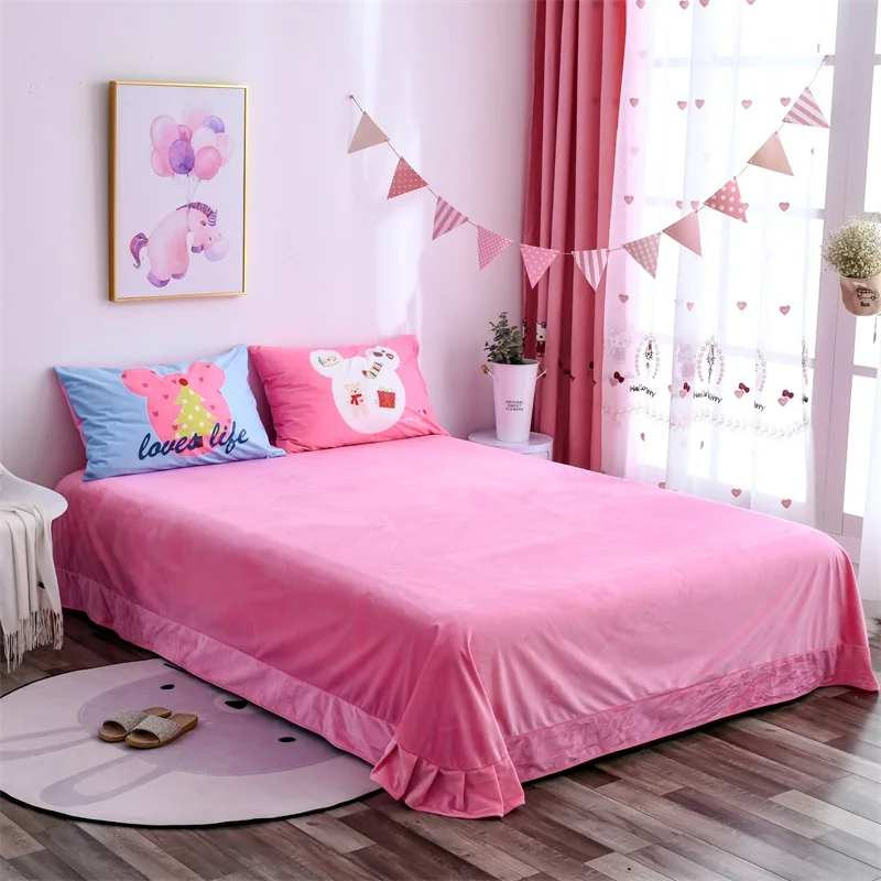 Новый хлопковый Рождественский Комплект белья из 4 предметов. Наволочка 2 шт.