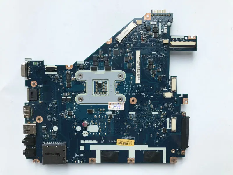 Высококачественная материнская плата PEW71 для ноутбуков ACER Aspire 5733 MBR4L02001 DDR3 HM55 PGA989