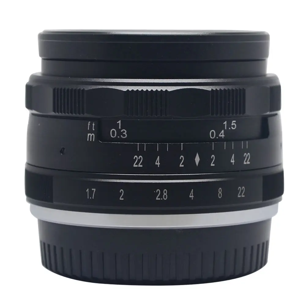 35 мм f1.7 ручная фокусировка объектива фотосессия для e mount nex5/6/7 A6000 a5100 a5000 a6300 A6500 A7S A7