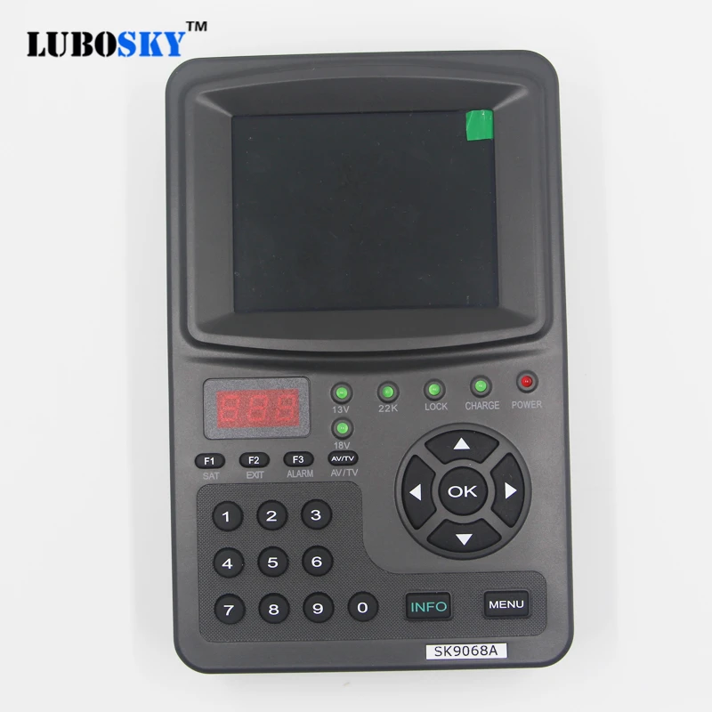 LUBOSKY 3 5 дюймов спутниковый искатель dvb s sk9068a satl FTA цифровой искатель|Спутниковое