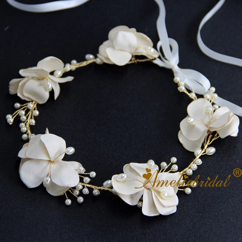 Пляжные аксессуары для волос Свадебная вечеринка свадебный цветок повязка на