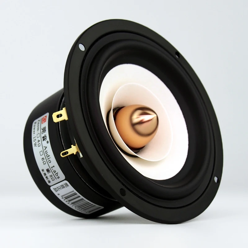 DIY Bookshelf speaker 4-inch full-range fever hifi 12W 2PC | Электроника