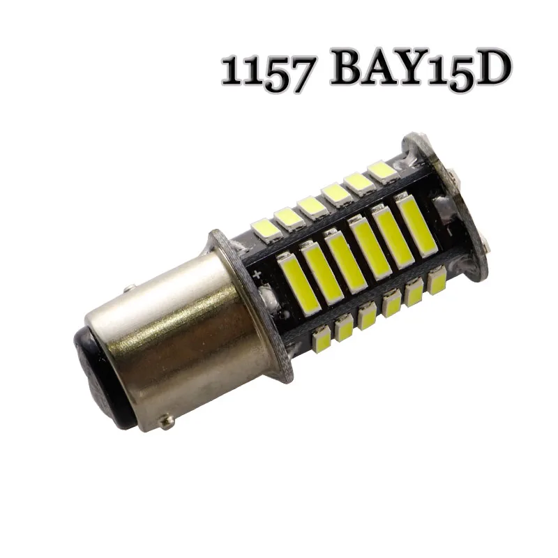30 шт. S25 1157 BAY15D P21/5 Вт 36 SMD 7020 светодиодный 1156 BA15S BAU15S автомобильный резервный