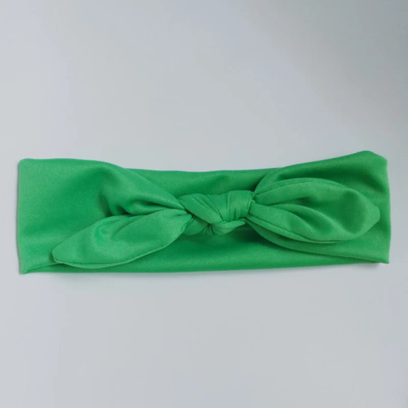 Детская повязка на голову для новорожденных эластичная с кроличьими ушками