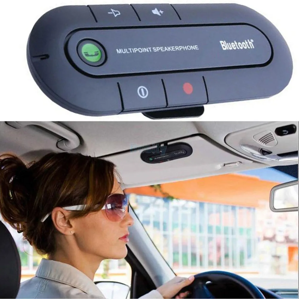 Bluetooth Handsfree автомобильный комплект беспроводной динамик телефон MP3 музыкальный