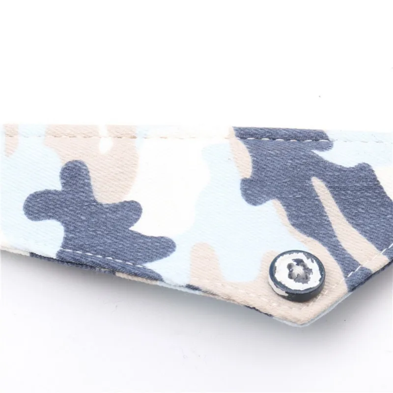 

panDaDa Camouflage Dogs Collars Leashes Scarf Bow Collar Leashes Necklace Outdoor Indoor Supplies