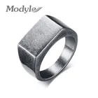 Мужское кольцо из нержавеющей стали Mostyle, серебряное кольцо из нержавеющей стали в стиле ретро, Прямая поставка