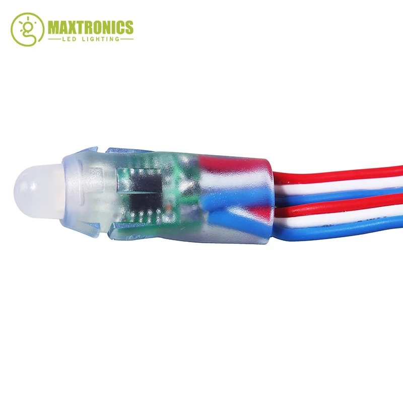 Светодиодный модуль пикселей DC5V 12 мм WS2811 IP68 водонепроницаемый полноцветный RGB