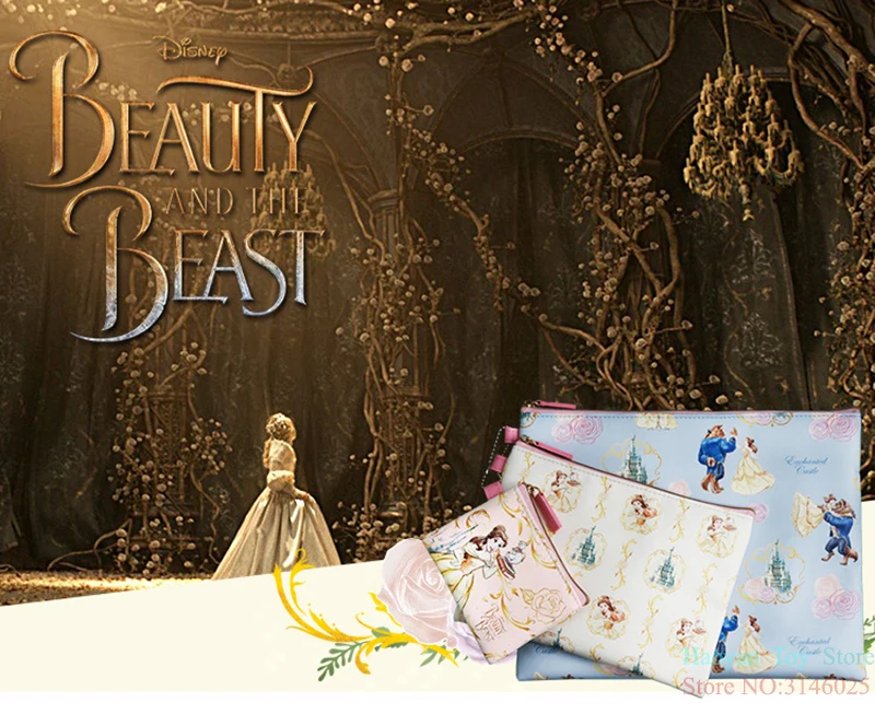 Натуральная disney 3 шт./компл. Красавица и Чудовище серии Мода Мама сумка многофункциональная женская сумка кошелек сумка для девочек Подарки
