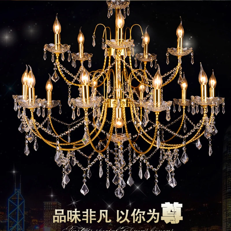 Золотая хрустальная люстра 16 современный дизайн люстры поставщики Kronleuchter Aus Kristall