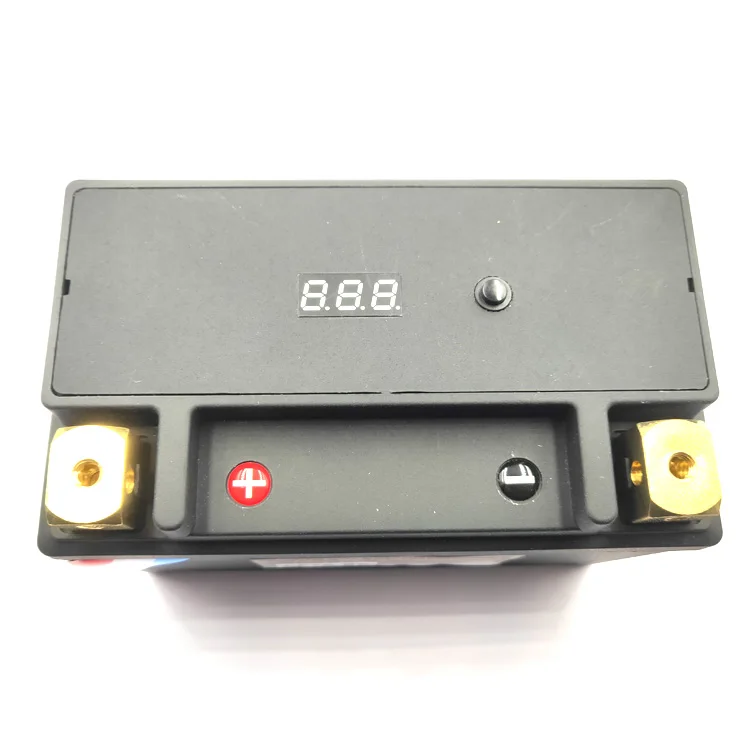 12V 180 260 350 450 480A LiFePO4 литий-железо мотоцикл Батарея платье для детей 4, 5, 7, 9, 10, 12 лет, 14Ah CCA BMS Батарея с Напряжение защиты - Цвет: KP10S