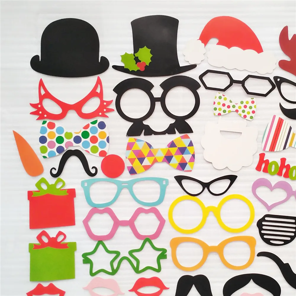 Послушание 48 шт. Забавный Рождество Лето фото стенд реквизит палочка день