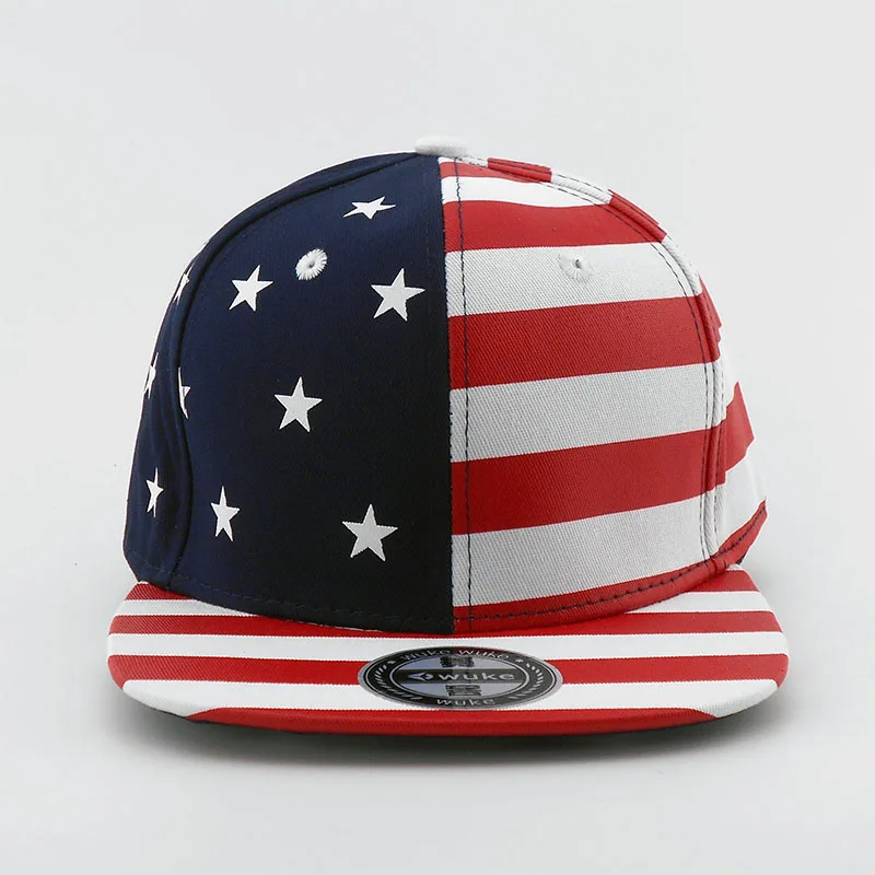 Флаг США хип-хоп кепка Snapback Бейсболка s Мужская Мода Регулируемая Женская баскетбольная кепка Повседневная Кепка скейтборд бренд