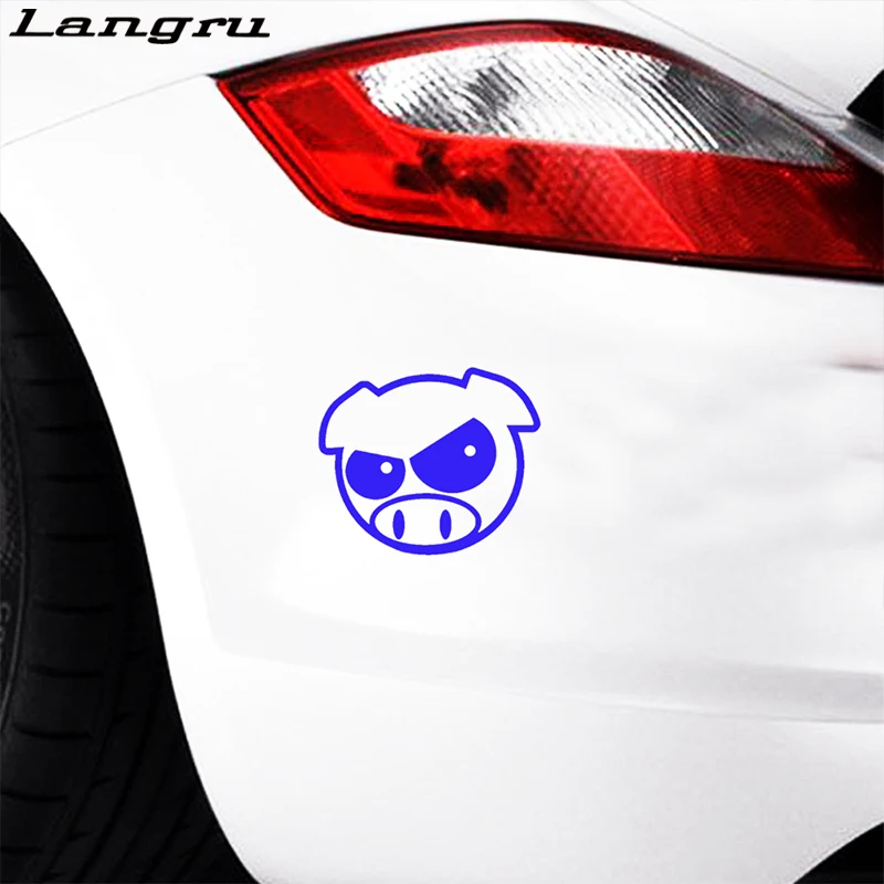 Виниловая наклейка Langru Evil Rally Pigs забавные виниловые наклейки для стайлинга