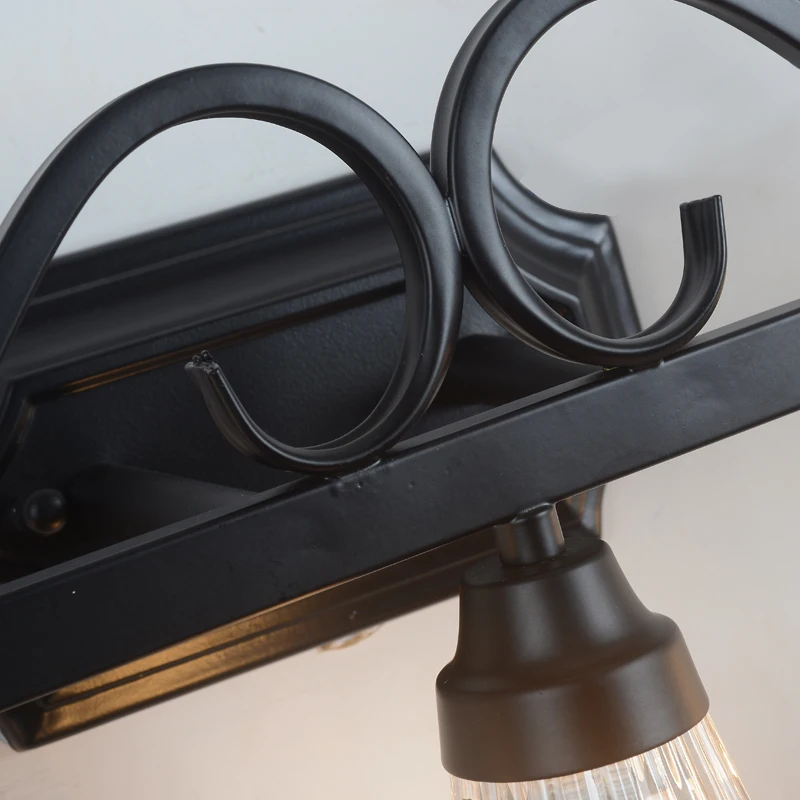 Brand wall lamp bathroom LED mirror 44cm 9W 74cm AC85-265V antirust spray paint iron lighting switch | Освещение