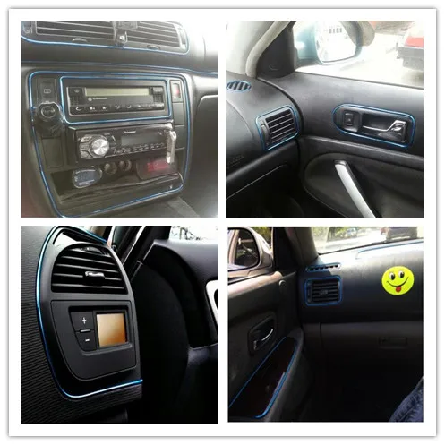 Interior car styling stickers accessories FOR alfa romeo renault can clip citroen seat ibiza peugeot 206 audi a6 C5 | Автомобили и