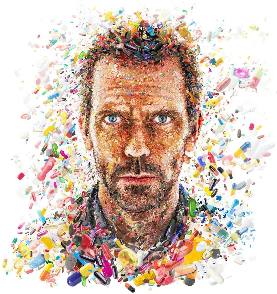 P0407 Hugh Laurie дом таблетки для ТВ гида MD цветные домашний декор плакат настенный