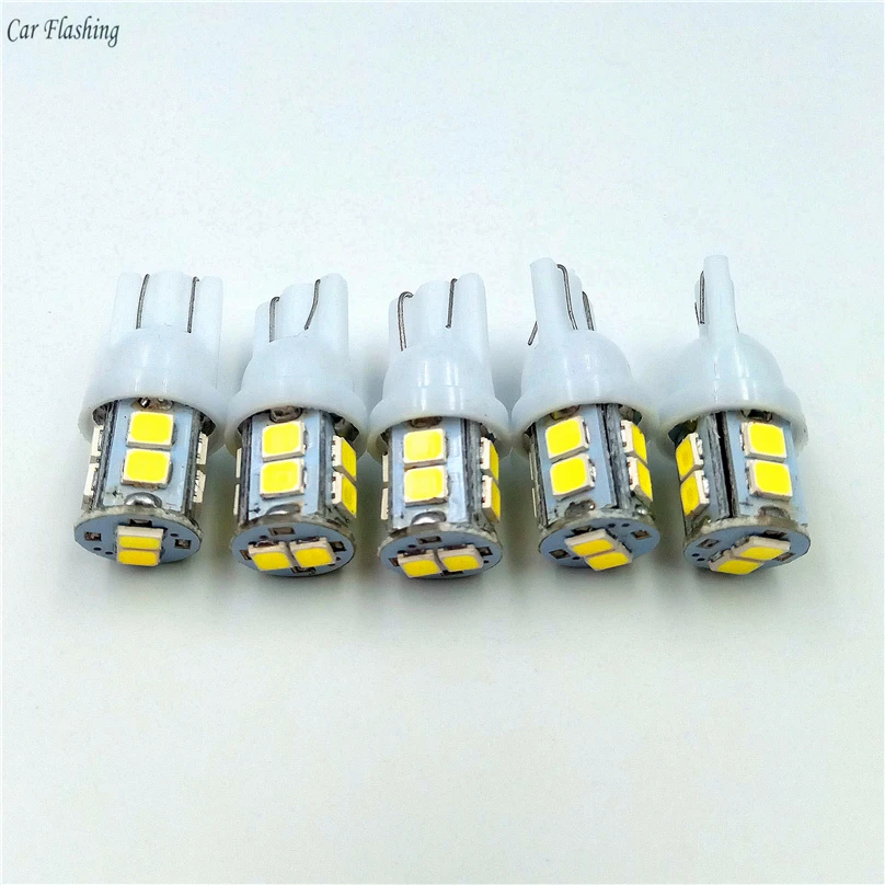 Автомобильный мигающий 100 шт. Акция T10 10 smd 1210 светодиодный автомобильный сигнал