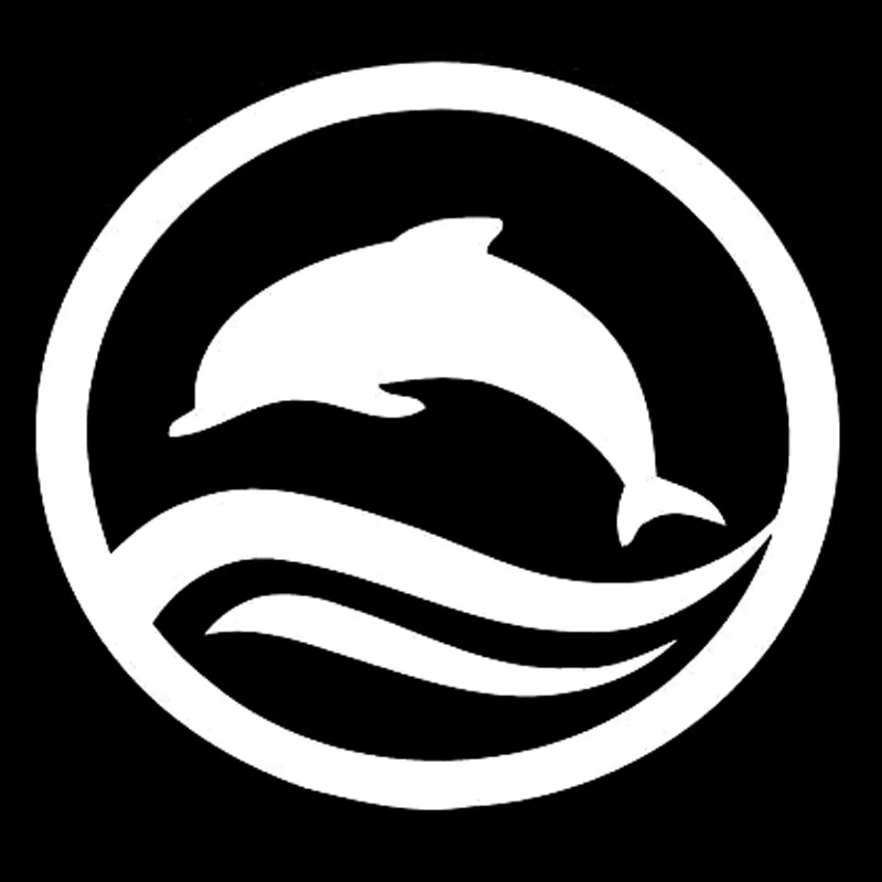 15 4 см * 14 3 модные наклейки с животными дельфинами виниловые для стайлинга