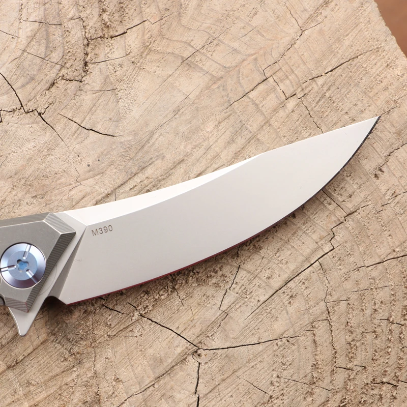 Green Thorn poluchetkiy titanium сплав Флип складной нож в форме m390 лезвие для кемпинга охоты