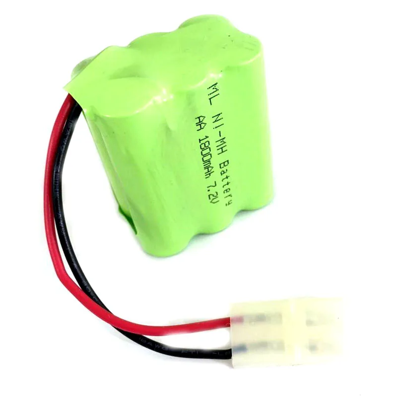 Перезаряжаемый Ni MH аккумулятор 7 2 В 1800 мАч 6x AA RC с разъемом Tamiya для