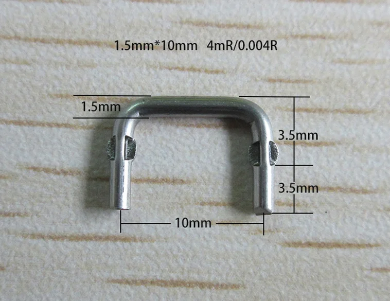 50 шт. Constantan сопротивление 1,5*10* 4-12milliohm constantan проволочный резистор диаметр провода 1,5 дискретный резистор значение 0,004 Rohm/4MR