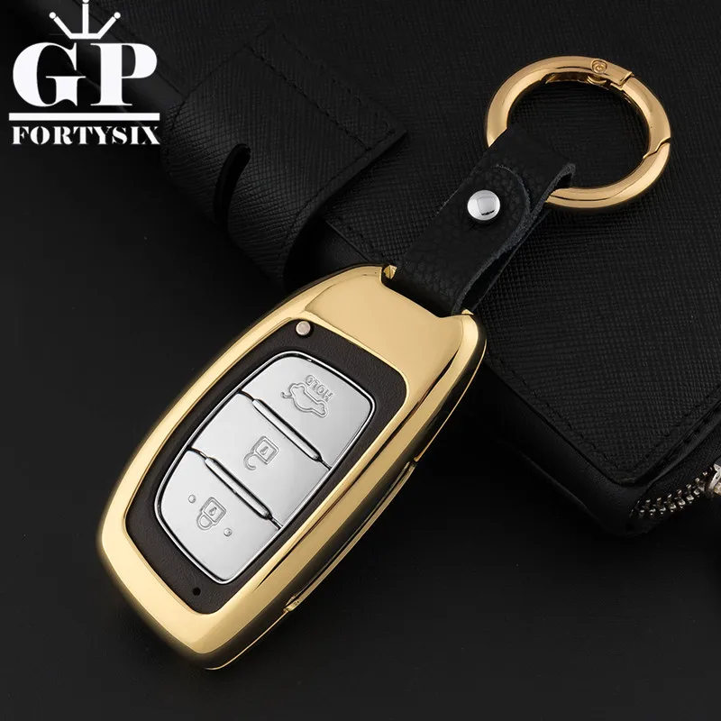 GPFORTYSIX Чехол для автомобильного ключа Hyundai IX25 Creta Elantra Santa fe Tucson Solaris 2015 2016 2017 чехол