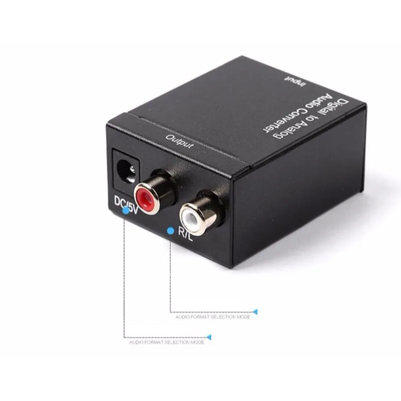 USB звуковая карта оптоволоконный коаксиальный SPDIF цифровой аудиовход RCA L/R