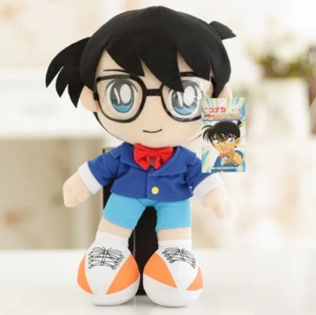Японское аниме Детектив Конан плюшевые игрушки чехол закрытый Edogawa Conan плюшевая