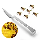 1 шт из нержавеющей стали для пчеловодства с мёд скребок разворачивающая Вилка Нож Пчеловодства автоматическом оборудовании, коробка с пчелами душевное принадлежности