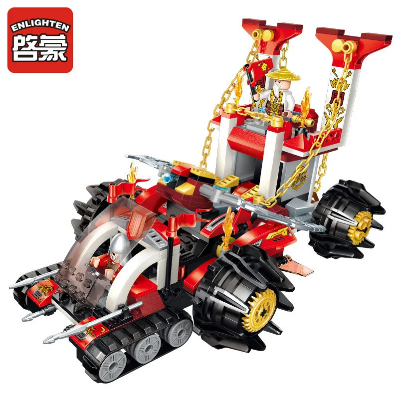 Просвещения Building Block создание the Gods командир колесница 3 фигурки 401 шт. Развивающие
