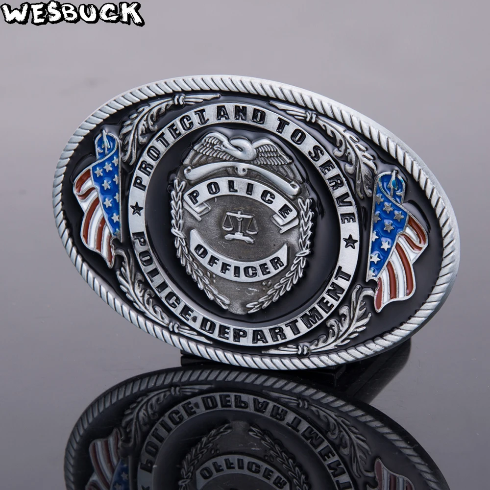 Американский флаг WesBuck брендовые металлические пряжки ремня с классными