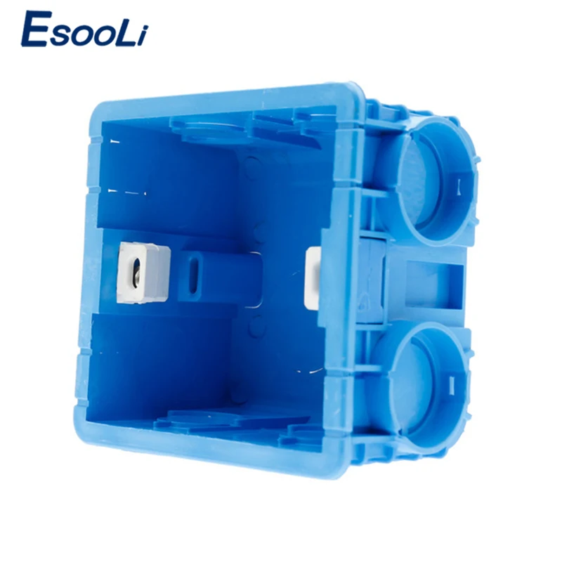 Mount Box 3 EsooLi стандарт ЕС 1 банда Tuya/Smart Life/ewelink WiFi умный сенсорный выключатель для Google Home Amazon Alexa Голосовое управление - Цвет: Mount Box 3