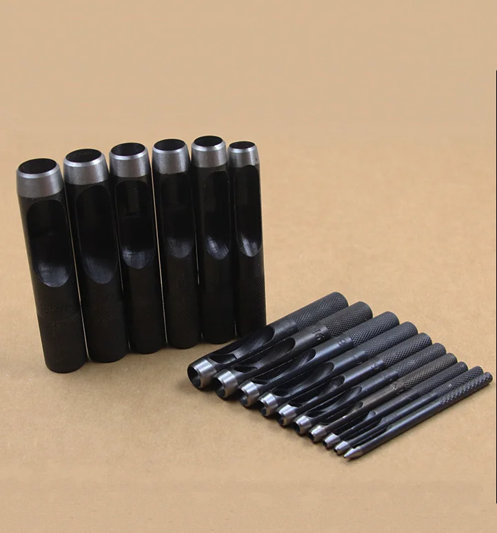 

1PC High quality Metal carbon steel piercing tool Eyelets rivet/Button/Leather/Belt holes installation tool Free shipping T-001