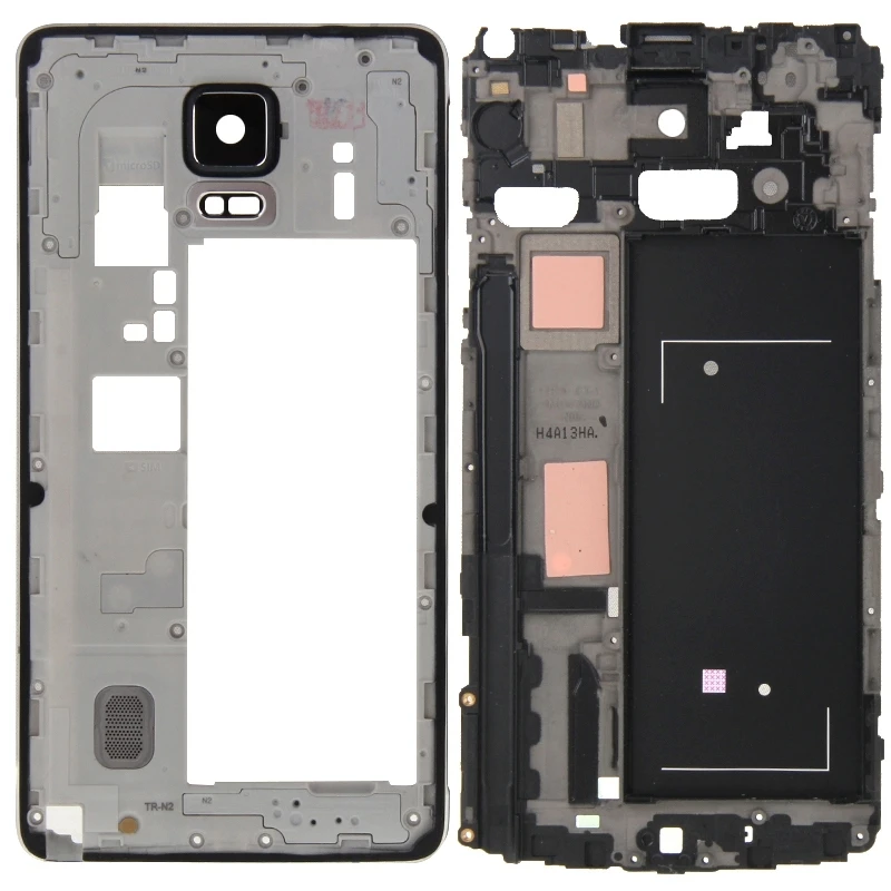 Панель объектива камеры для Galaxy Note 4/N910V передняя панель с ЖК рамкой и средней