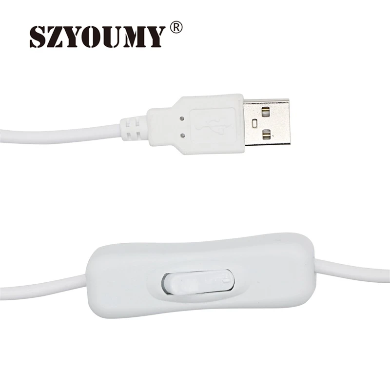 SZYOUMY 5 в 1 м переключатель включения/выключения USB светодиодная лента SMD5050 гибкая RGB