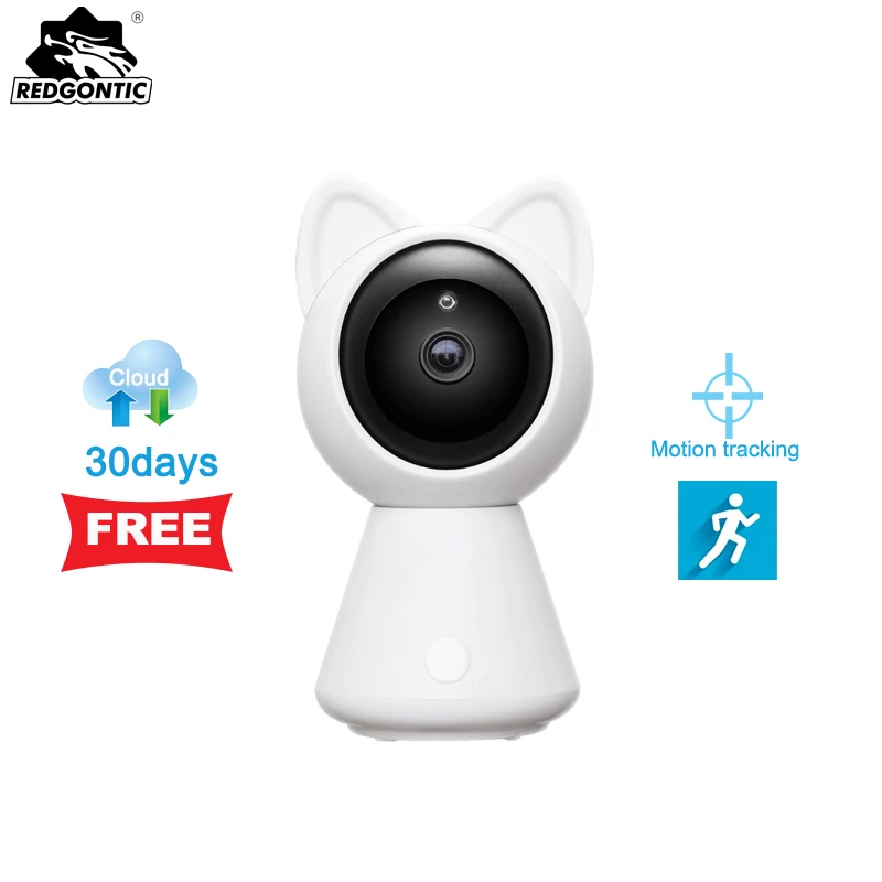HD 1080 p Wi Fi IP Камера Облачное хранилище Автоматическое отслеживание PTZ кошка